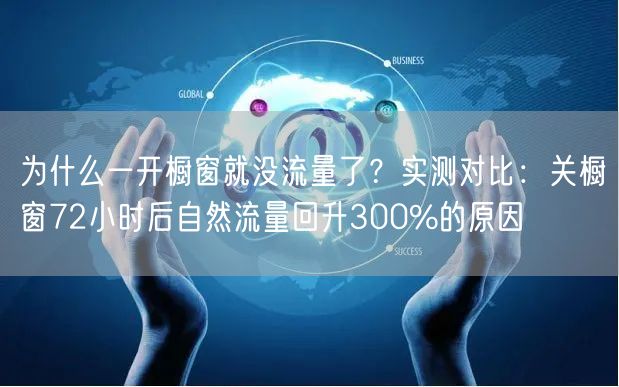 为什么一开橱窗就没流量了？实测对比：关橱窗72小时后自然流量回升300%的原因
