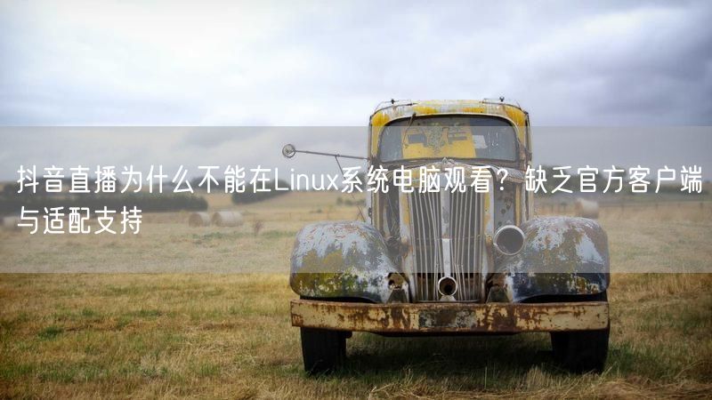 抖音直播为什么不能在Linux系统电脑观看？缺乏官方客户端与适配支持