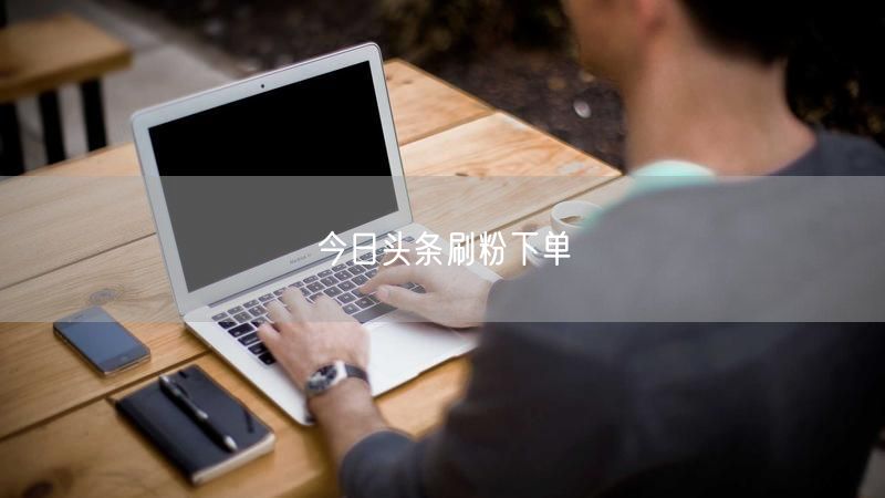 今日头条刷粉下单